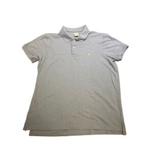 Brooks Brothers Mens XL Slim Fit Performance Polo Shirt Light Blue Supima Cotton